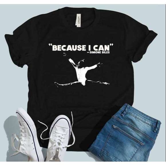 Gildan Other - Simone Biles Because I Can T Shirt